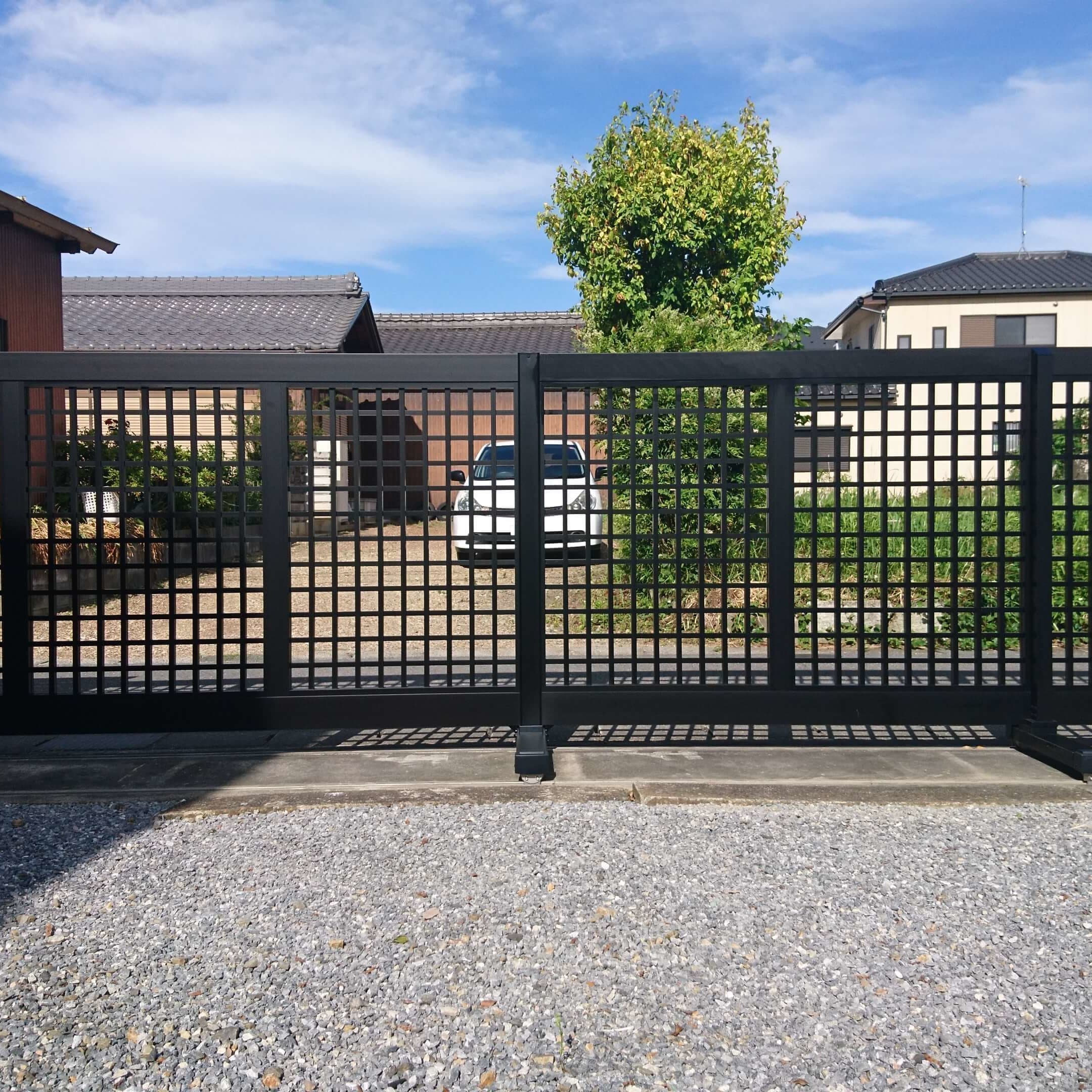 大型引戸門扉新設・取替え 名古屋市港区 | 大型引戸門扉新設・取替えならエクステリアの窓口名古屋市港区