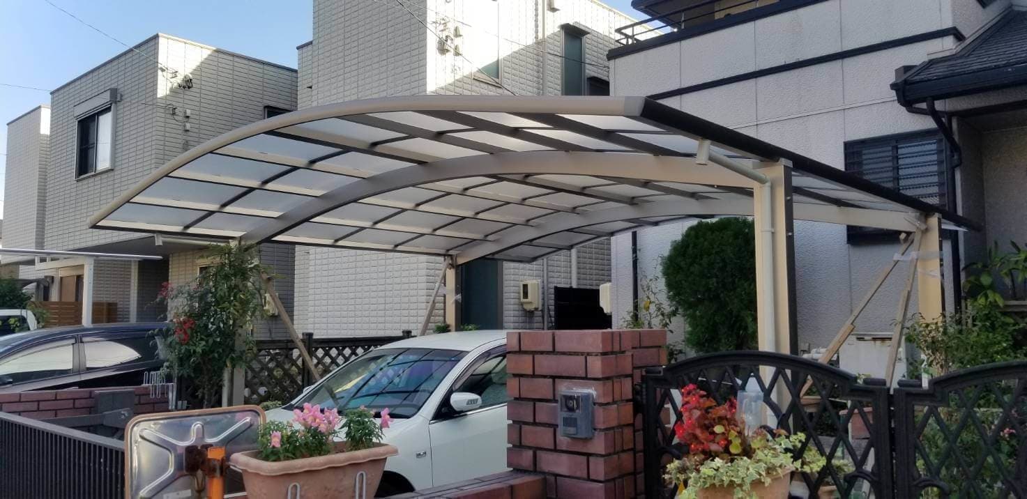カーポート取替え 名古屋市港区 | カーポート修理ならエクステリアの窓口名古屋市港区