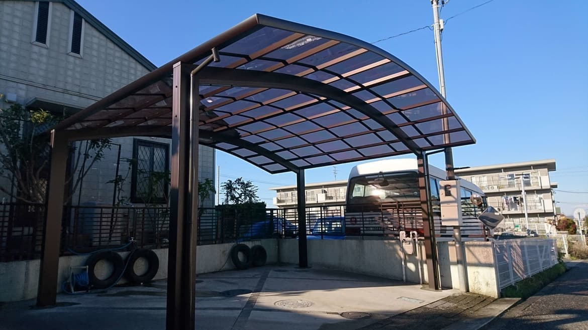 カーポート取替工事 名古屋市港区 | カーポート修理ならエクステリアの窓口名古屋市港区