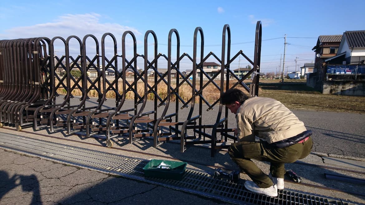 大型引戸門扉修理なら名古屋市港区のエクステリアの窓口名古屋市港区