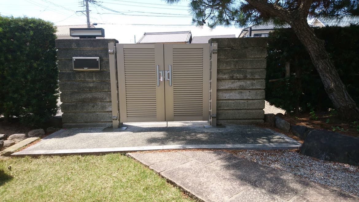 門扉取替え 名古屋市港区 | 門扉の取替えならエクステリアの窓口名古屋市港区