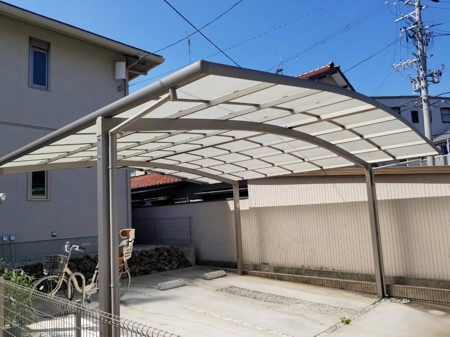 カーポート補修工事 名古屋市港区 | カーポート修理ならエクステリアの窓口名古屋市港区