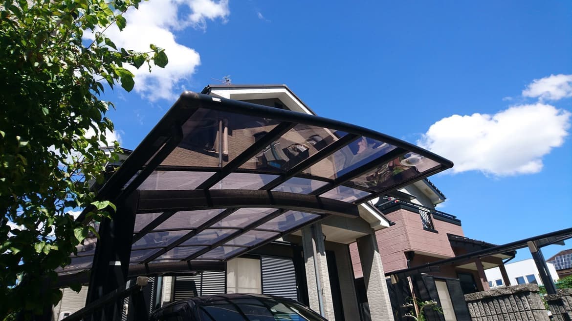 カーポート台風対策 名古屋市港区 | カーポート修理ならエクステリアの窓口名古屋市港区