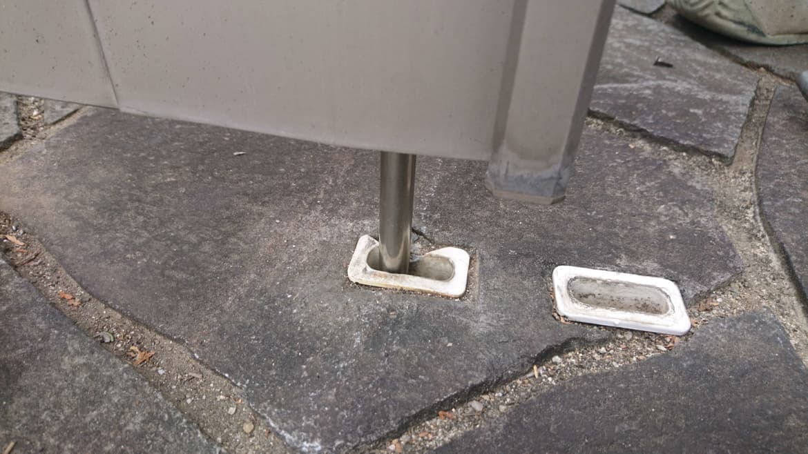 門扉落とし棒交換 名古屋市港区 | 門扉の落とし棒交換ならエクステリアの窓口名古屋市港区